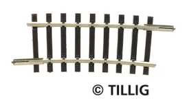 Tillig 83114 - TT Gebogenes Gleis R 24 R 353 mm 7,5°